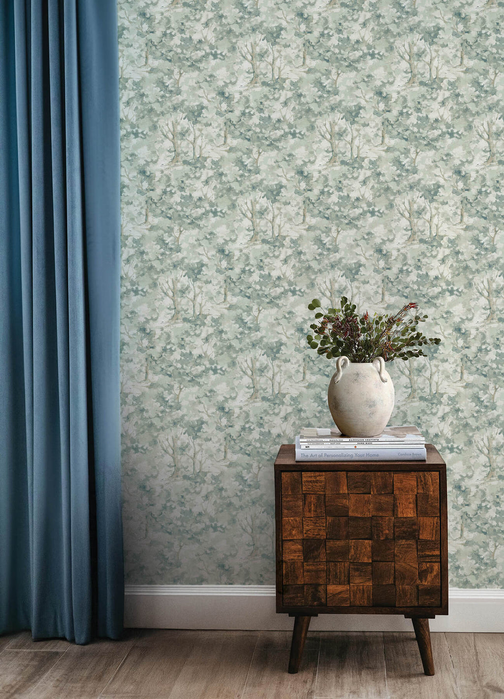 Thicket Teal wallpaper lifestyle – 4169-83111