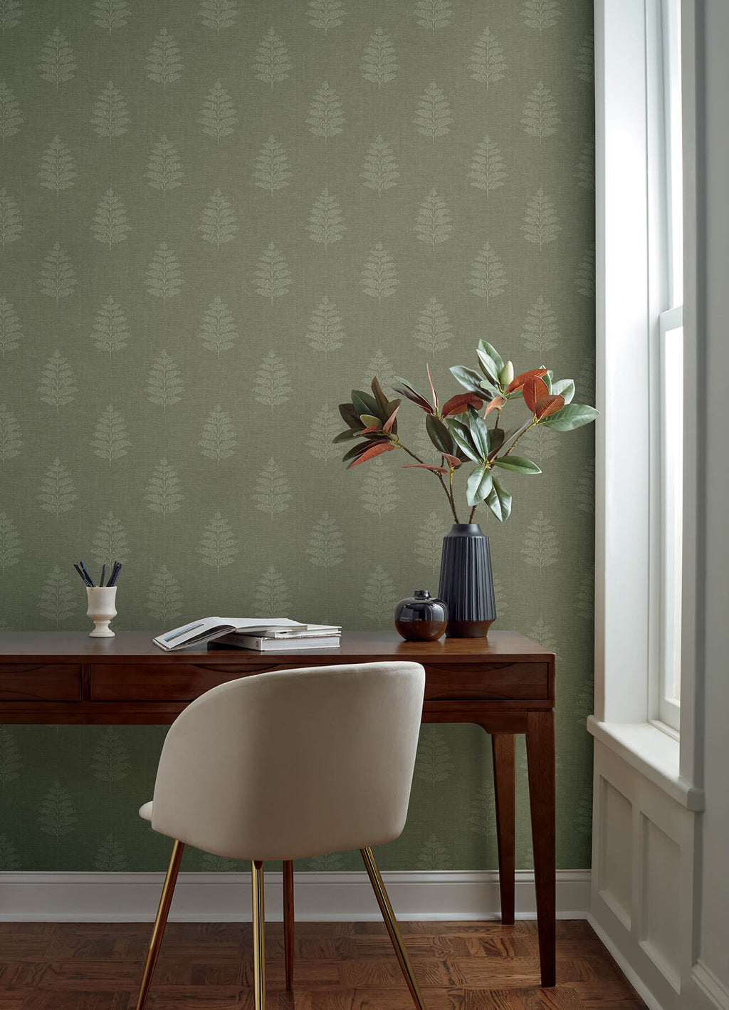 Frond Dark Green wallpaper lifestyle – 4169-83126