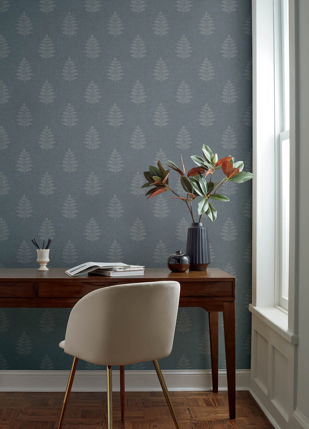 Frond Denim wallpaper lifestyle – 4169-83127