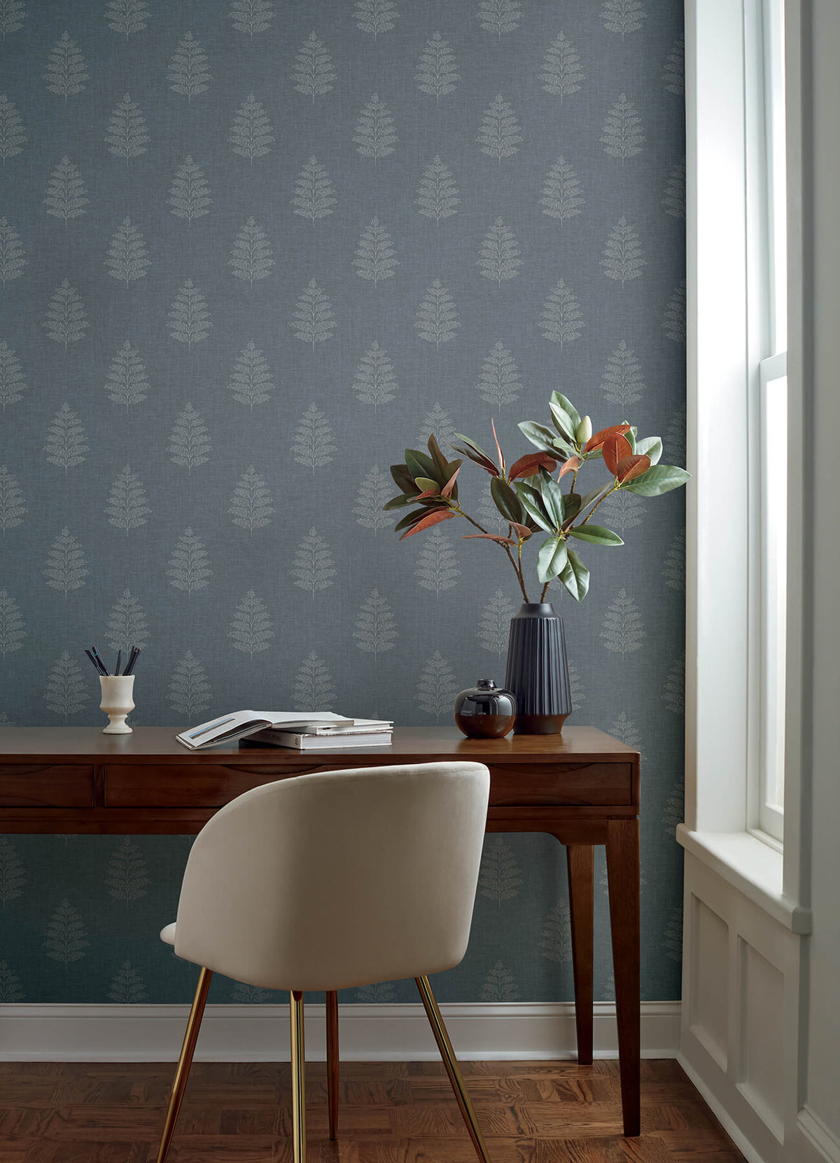 Frond Denim wallpaper lifestyle – 4169-83127
