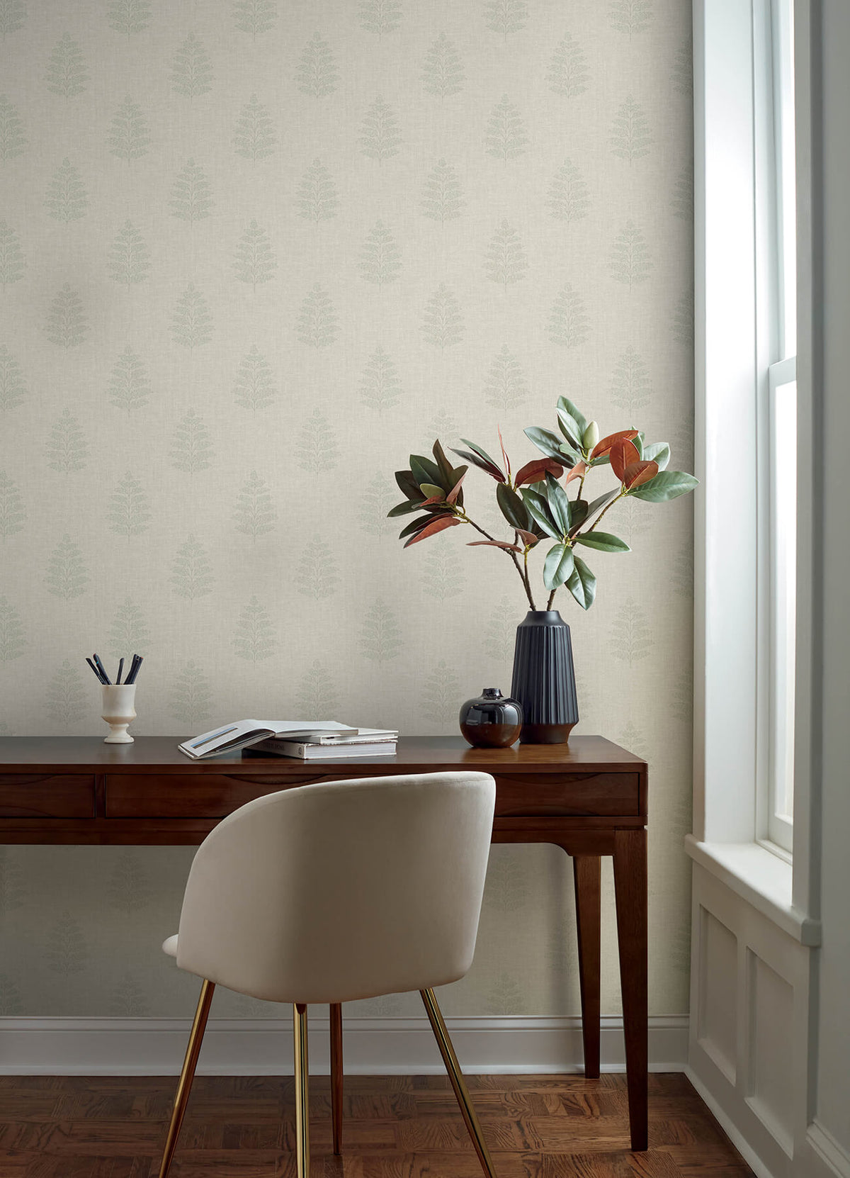 Frond Beige wallpaper lifestyle – 4169-83129