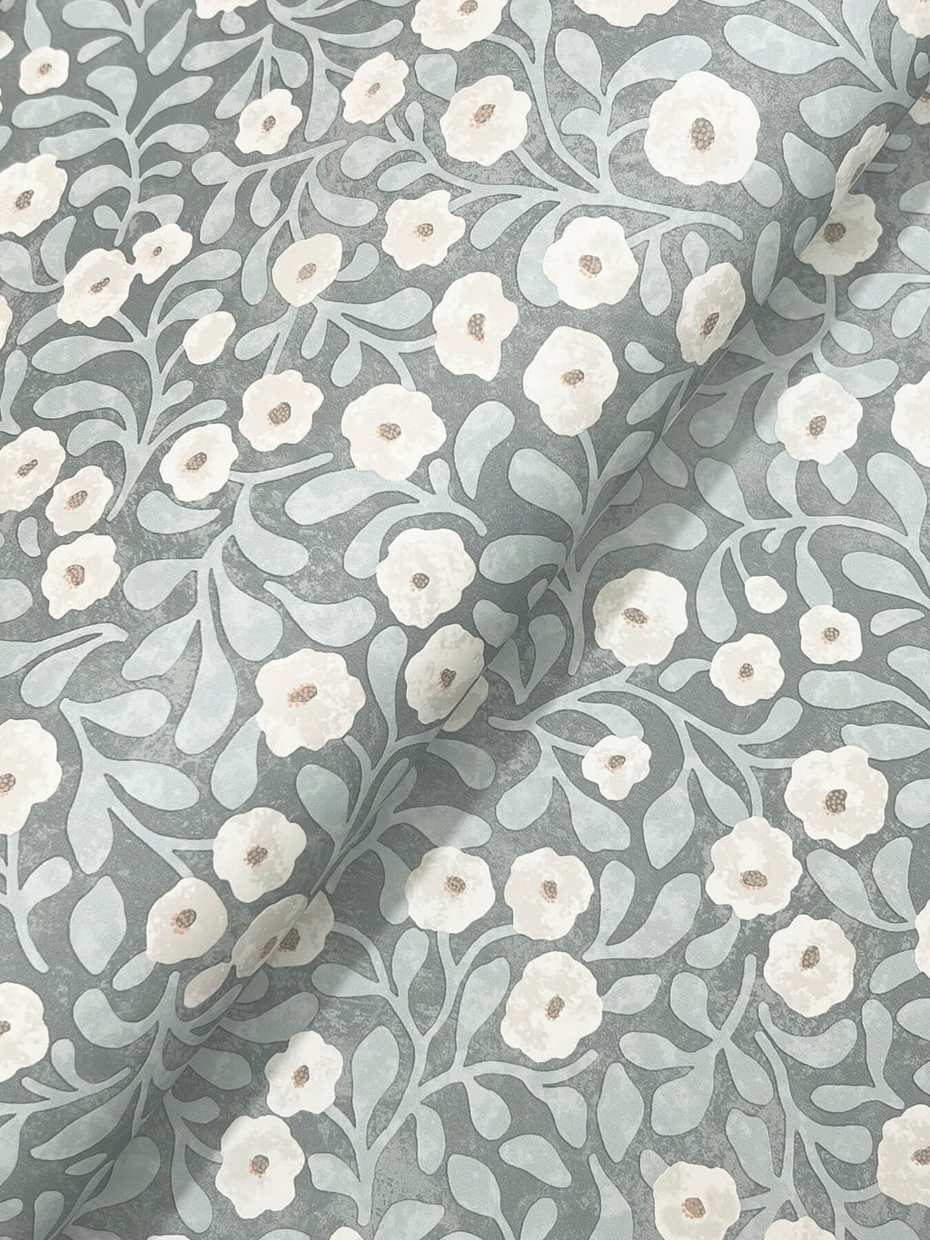Poppy Trail Light Blue wallpaper detail – 4169-83134