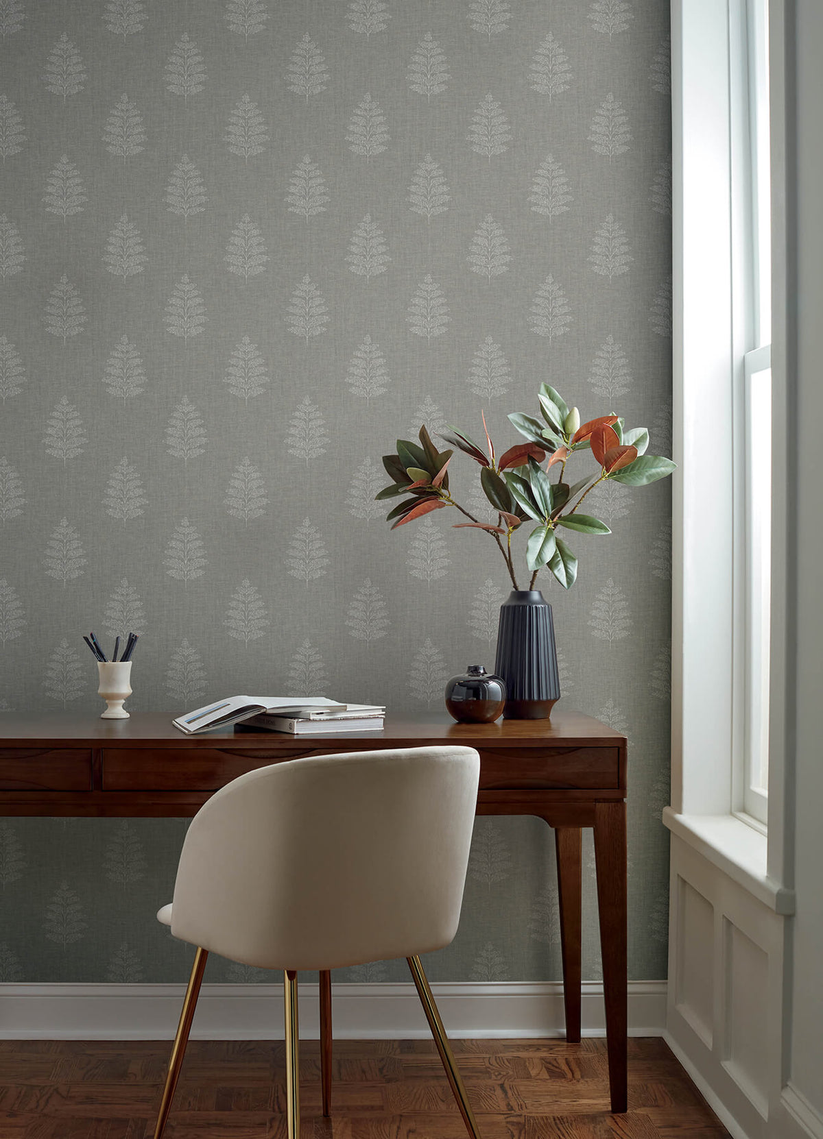 Frond Charcoal wallpaper lifestyle – 4169-83128