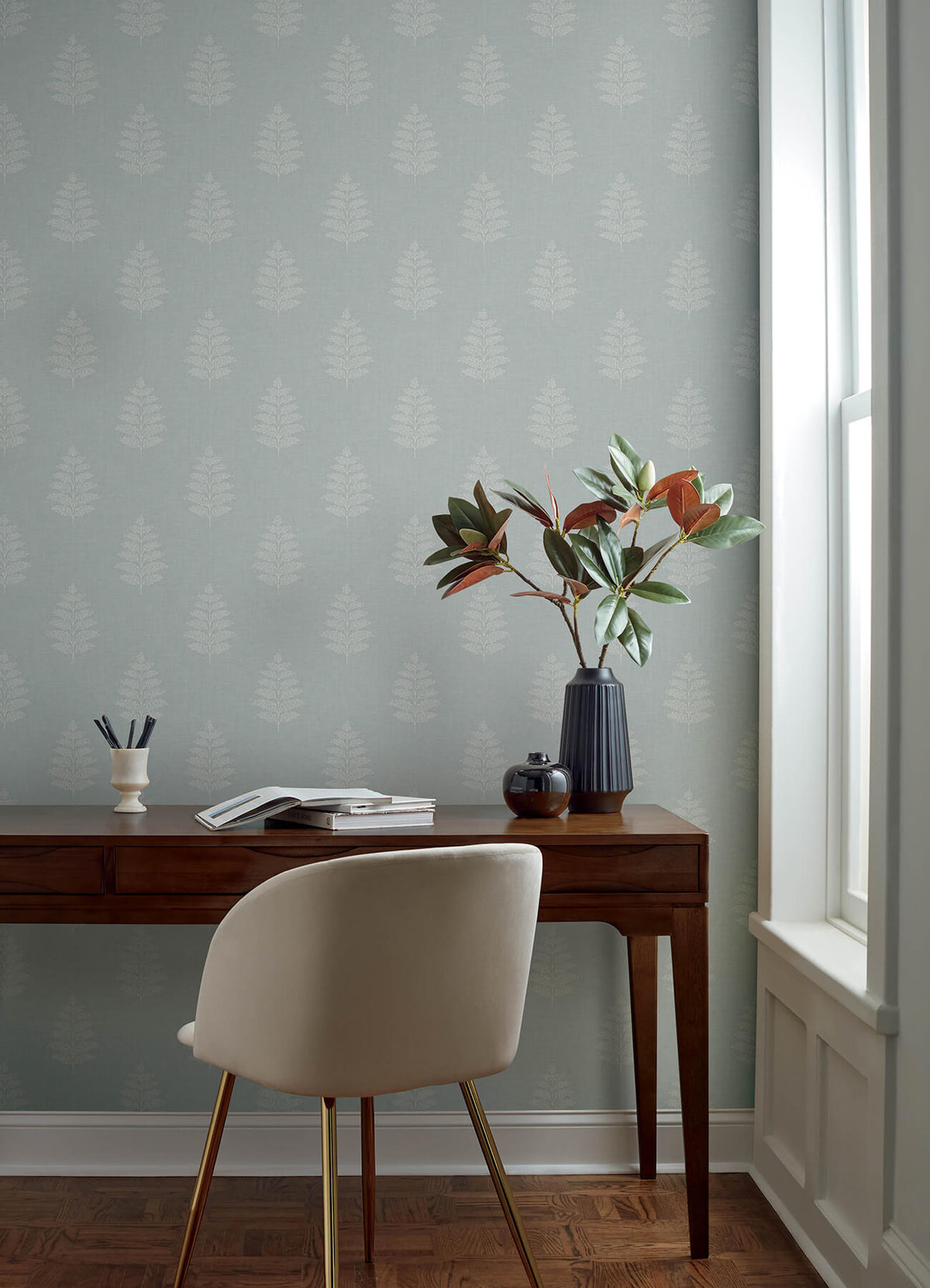 Frond Light Blue wallpaper lifestyle – 4169-83130
