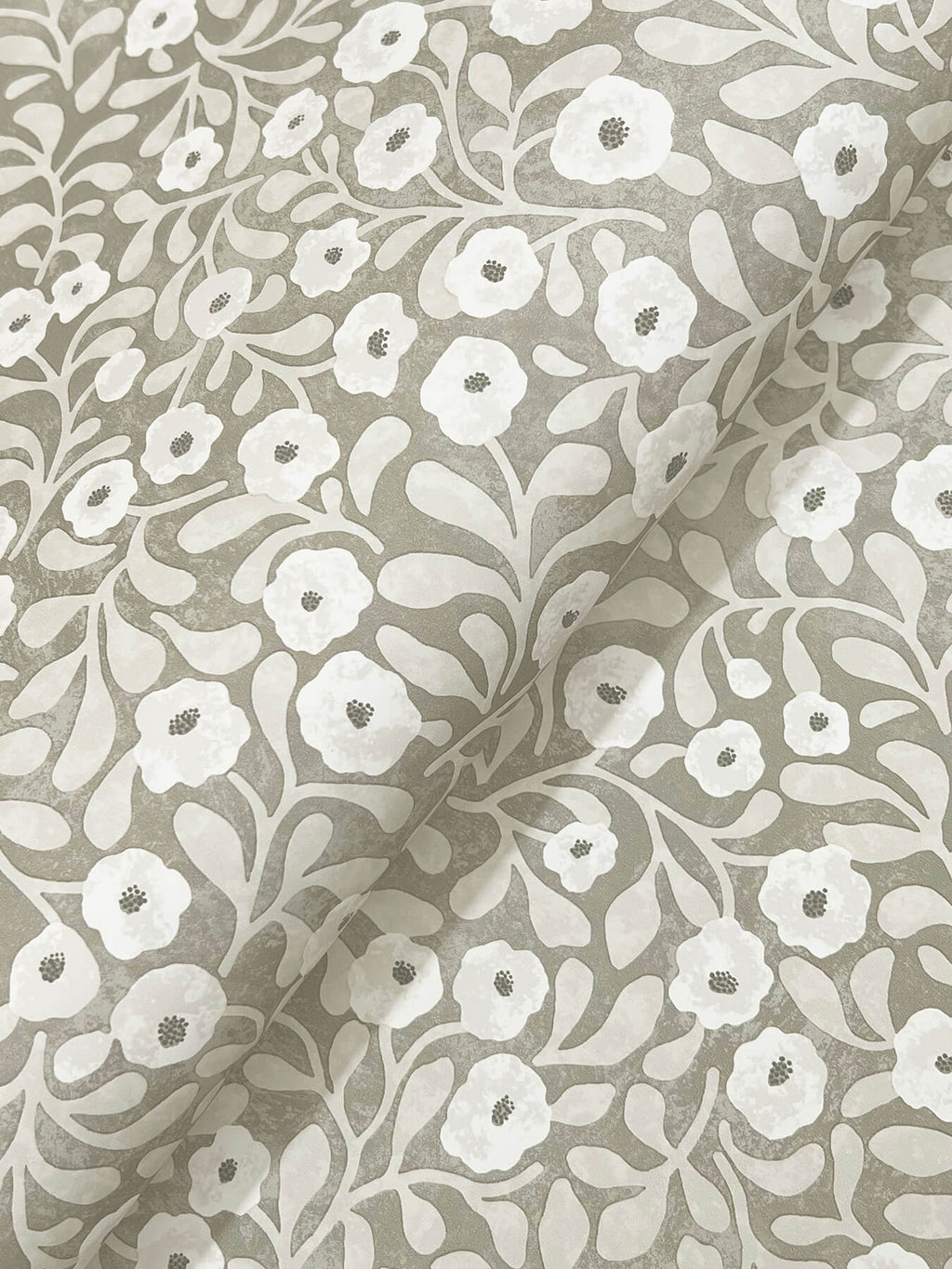 Poppy Trail Grey wallpaper detail – 4169-83131