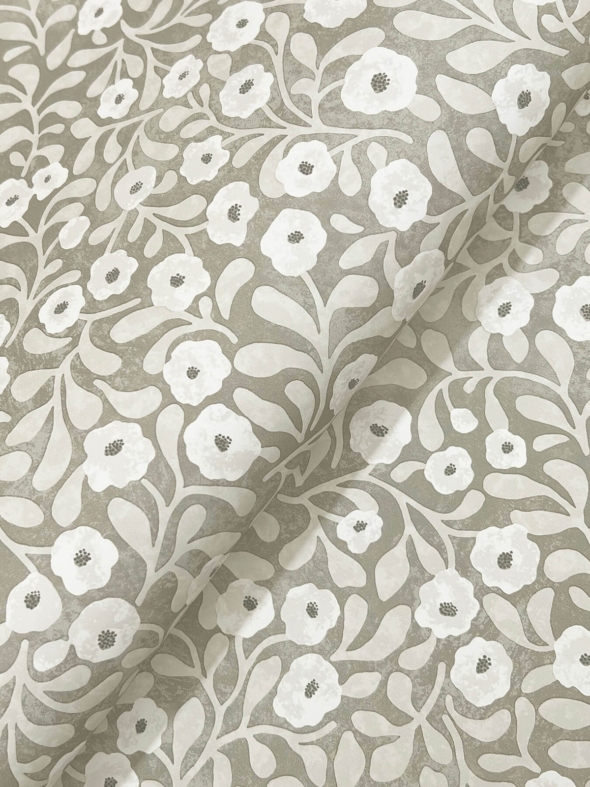 Poppy Trail Grey wallpaper detail – 4169-83131