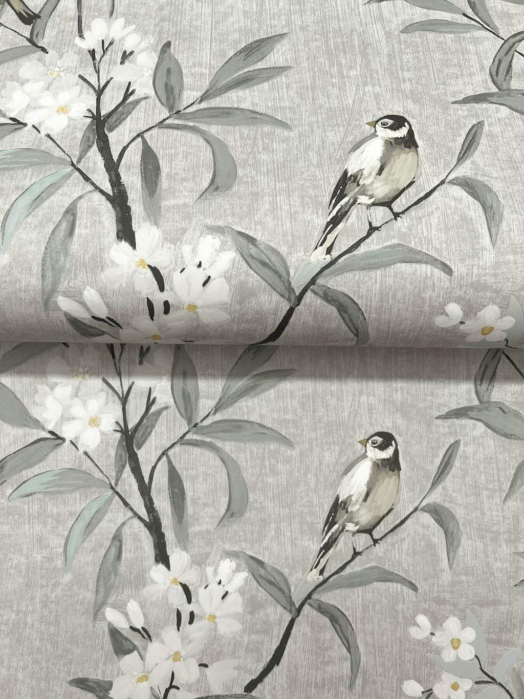 Tea Olive Gray wallpaper detail – 4169-83141