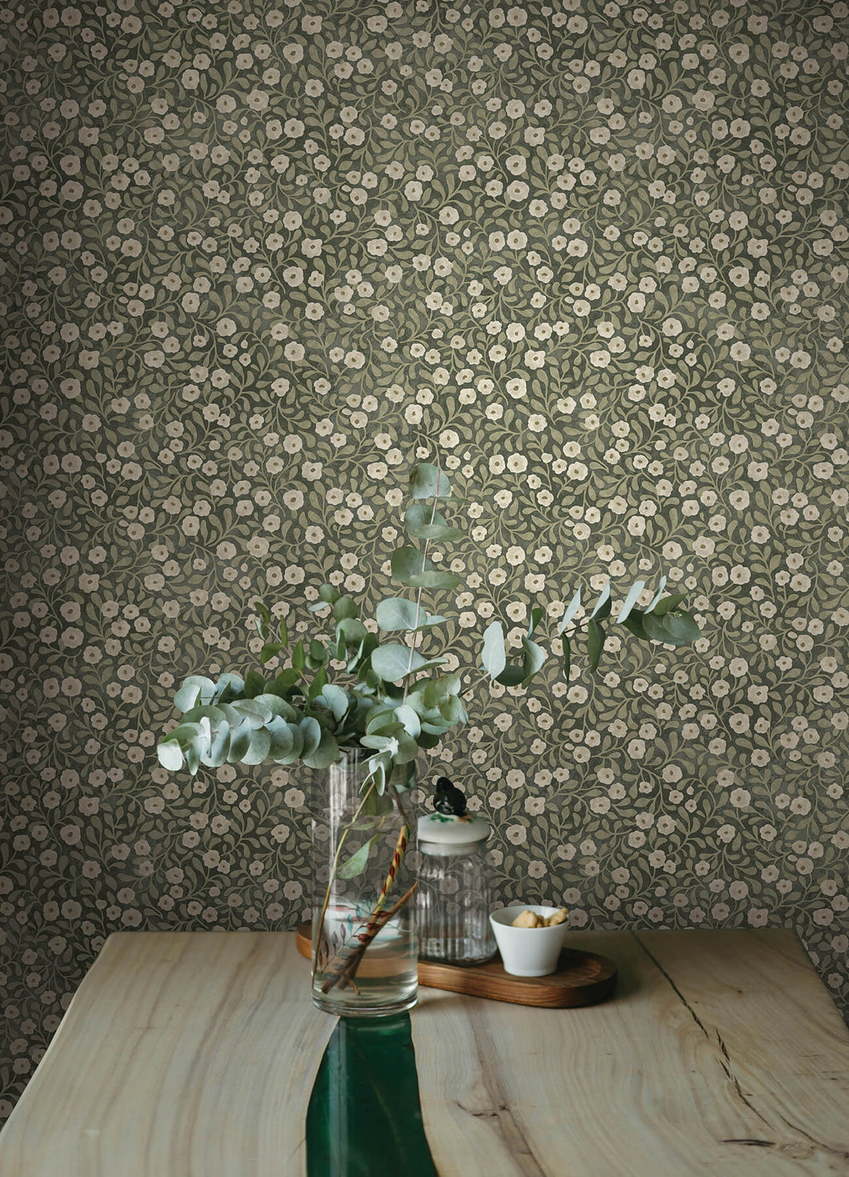 Poppy Trail Green wallpaper lifestyle – 4169-83132