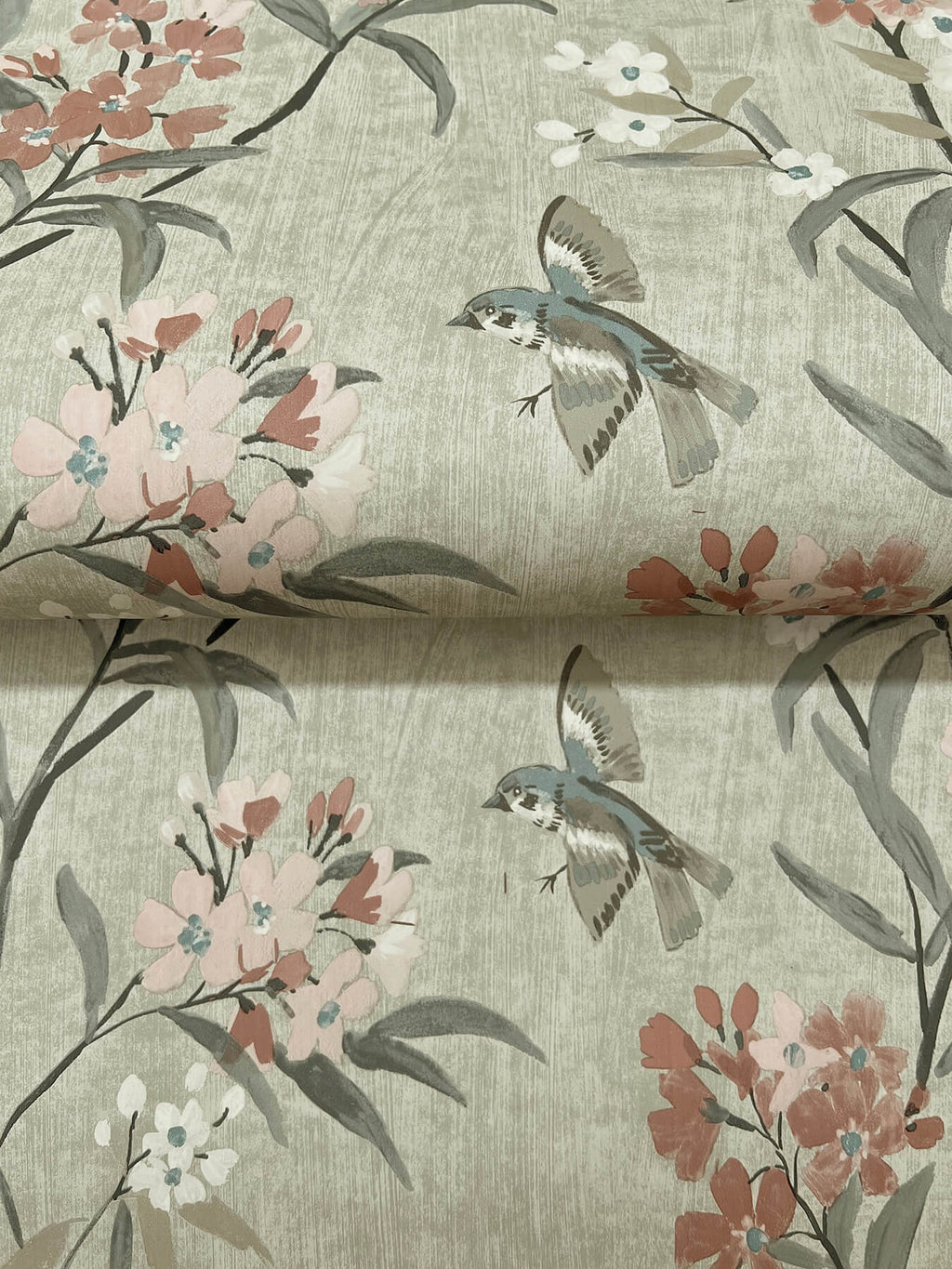 Tea Olive Green wallpaper detail – 4169-83138