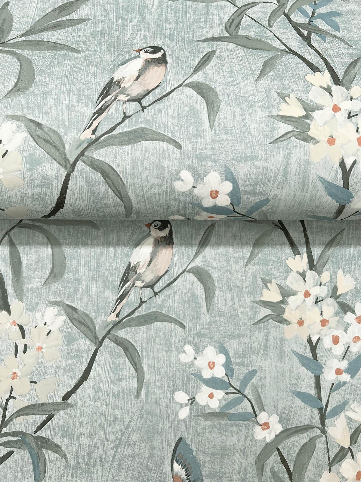 Tea Olive Blue wallpaper detail – 4169-83139