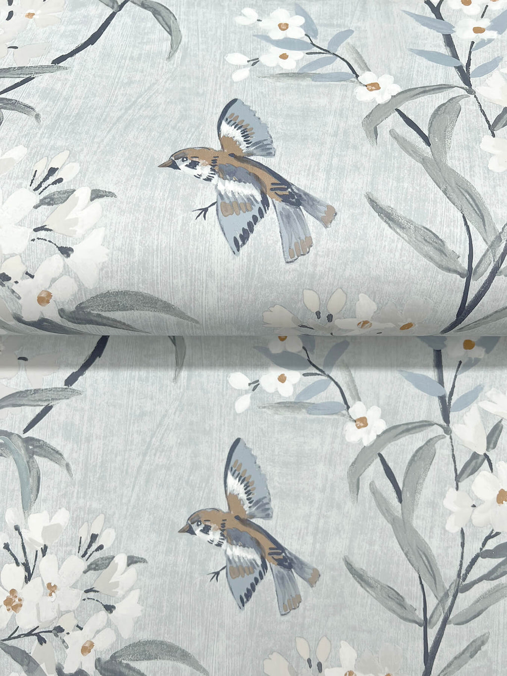 Tea Olive Light Blue wallpaper detail – 4169-83140