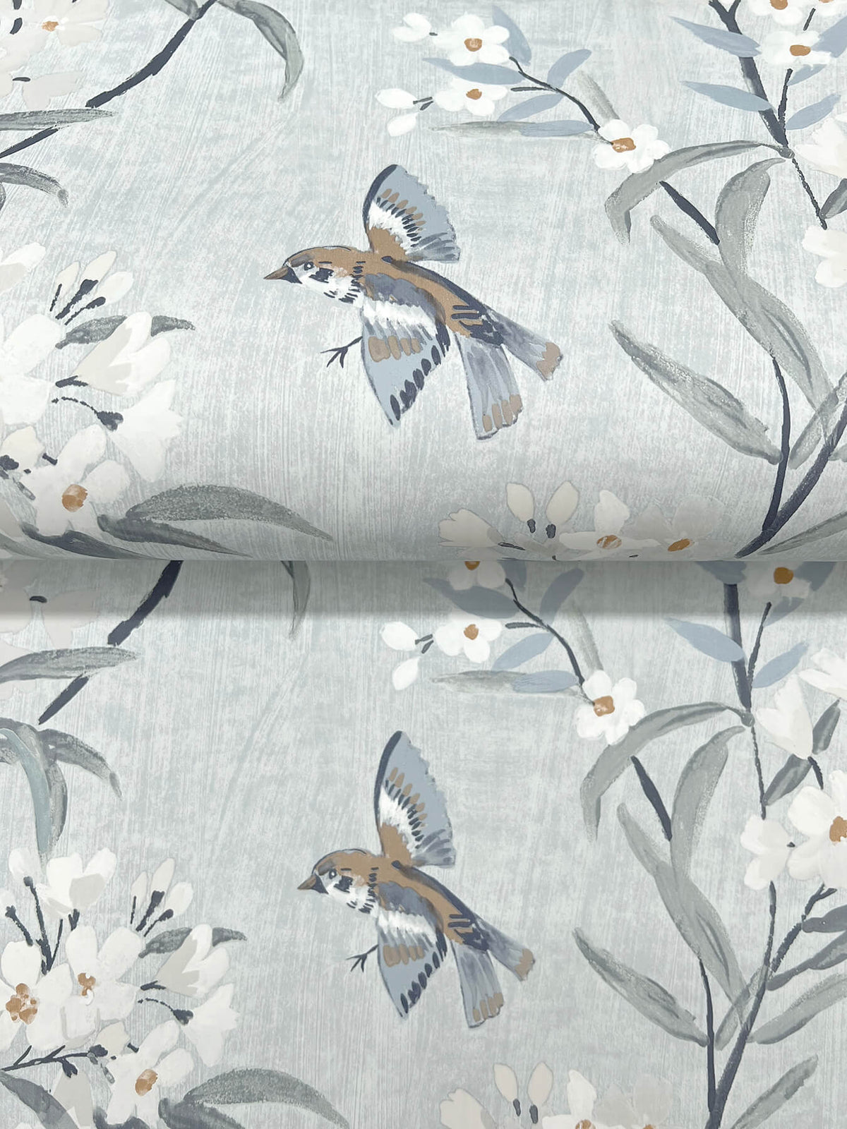 Tea Olive Light Blue wallpaper detail – 4169-83140