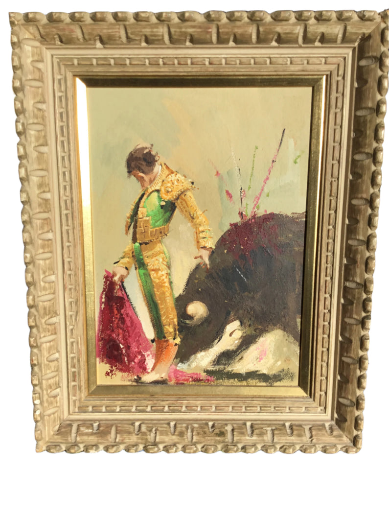 bull and fighter art