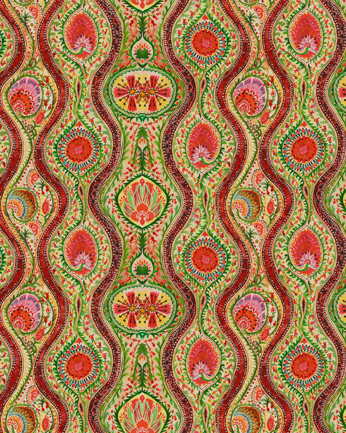 HIPPIE PAISLEY WALLPAPER