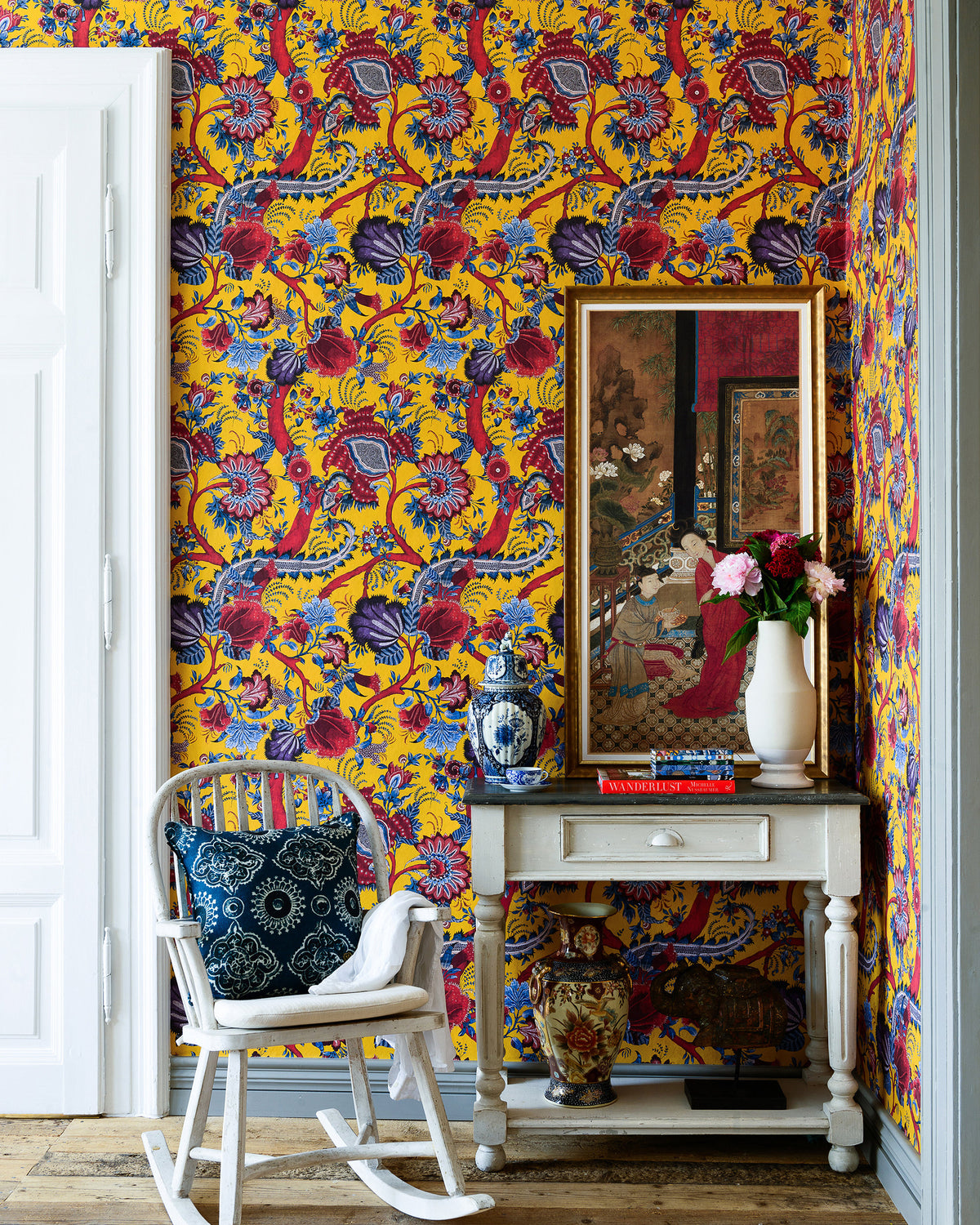 CHINESE PAISLEY WALLPAPER
