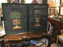 Load image into Gallery viewer, pair of framed art-the garden urn