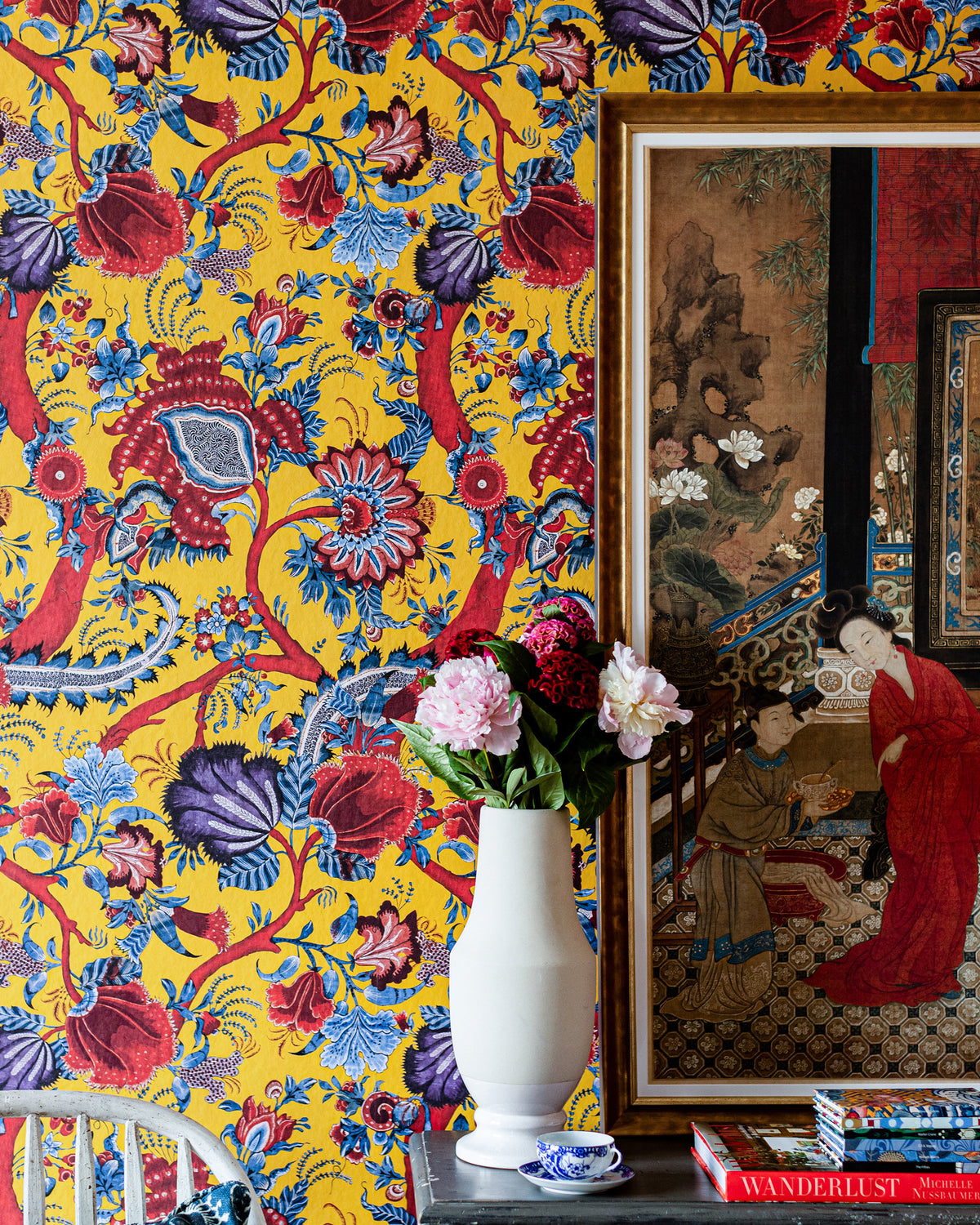 CHINESE PAISLEY WALLPAPER