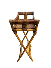 Load image into Gallery viewer, vintage bamboo butler's tray