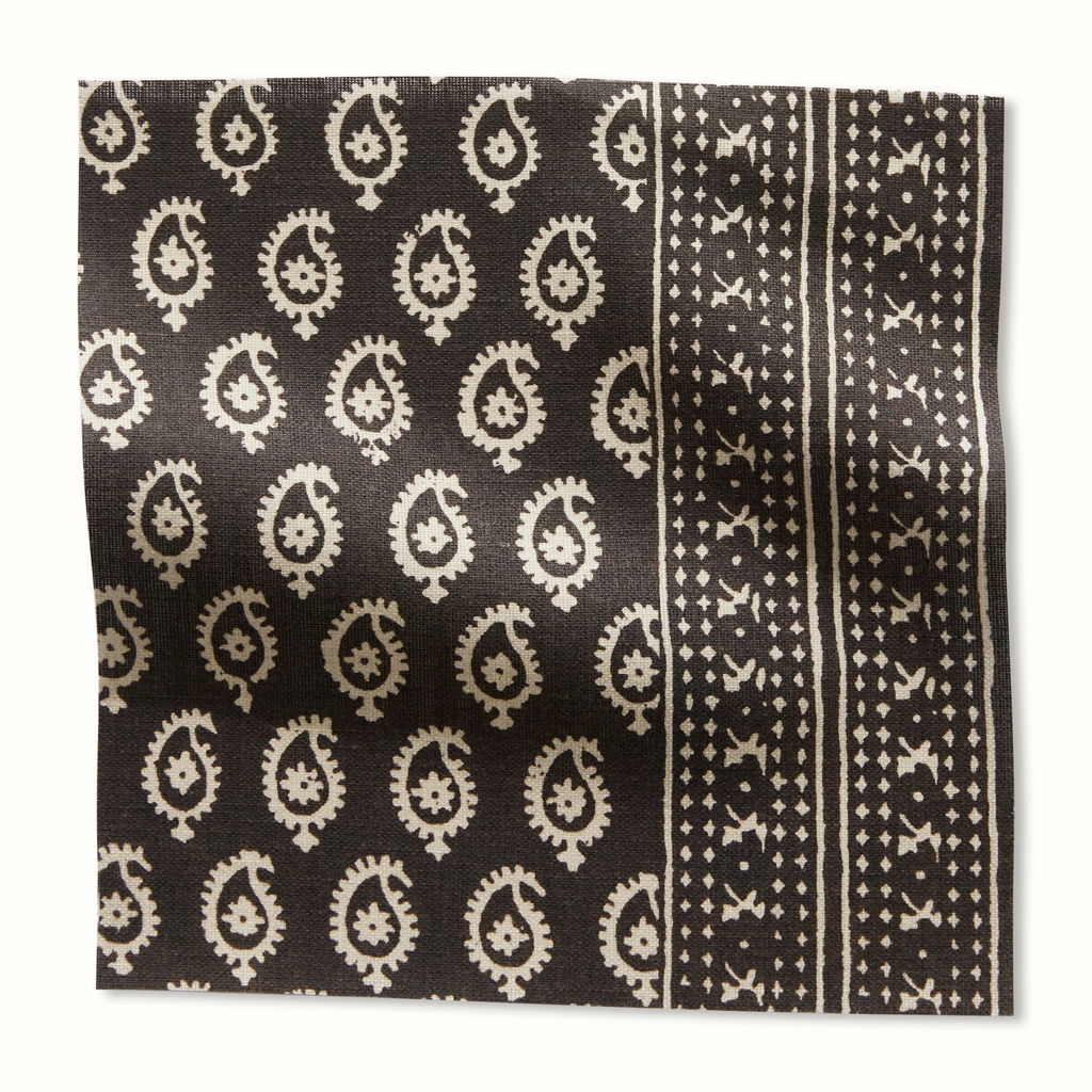 Janpath Outdoor Fabric by Peter Dunham - Jet
