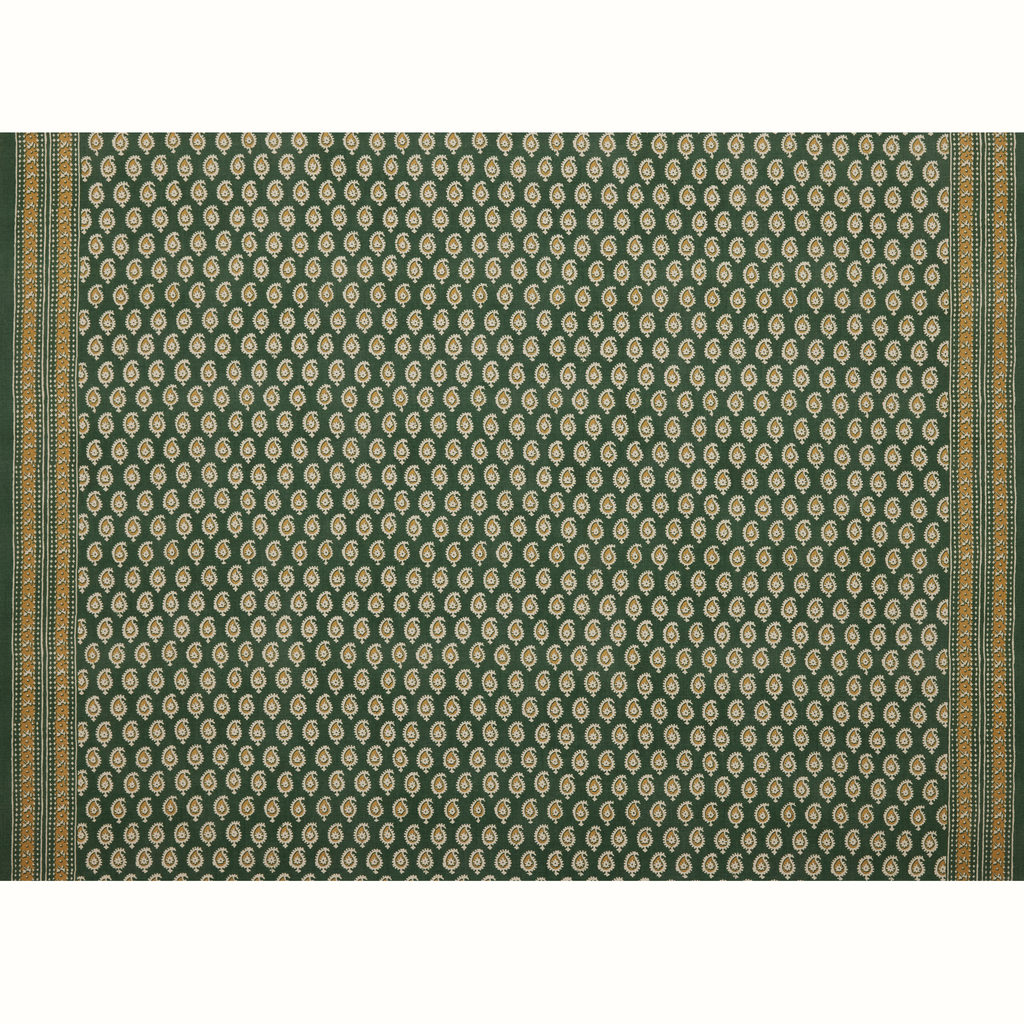 Janpath Outdoor Fabric by Peter Dunham - Green/Gold