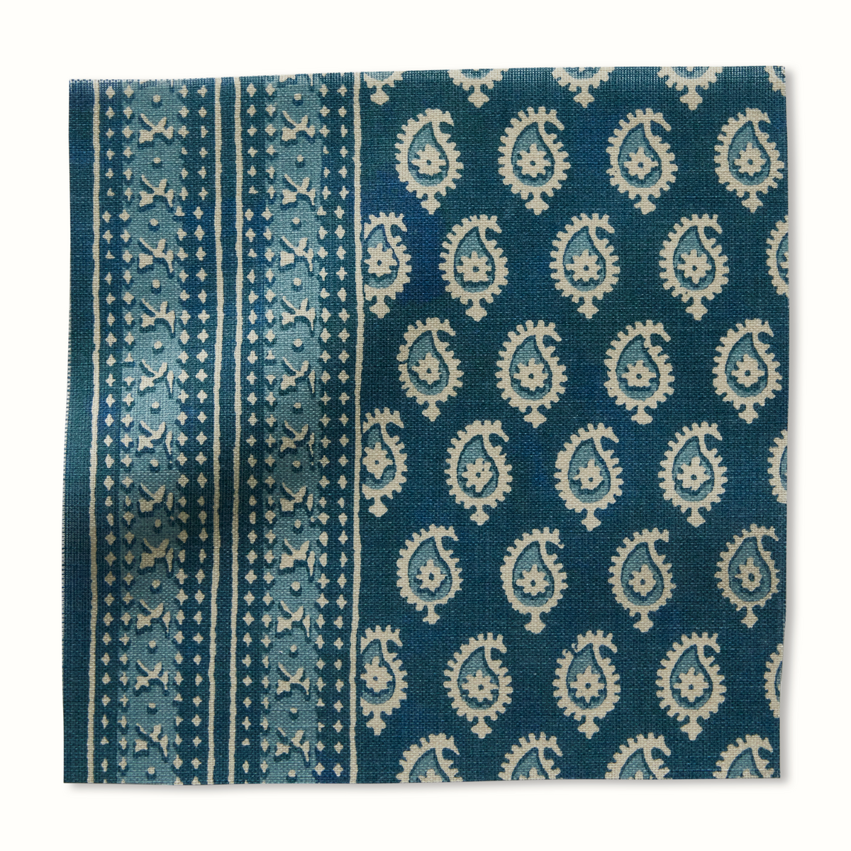 Janpath Outdoor Fabric by Peter Dunham - Blue/Blue