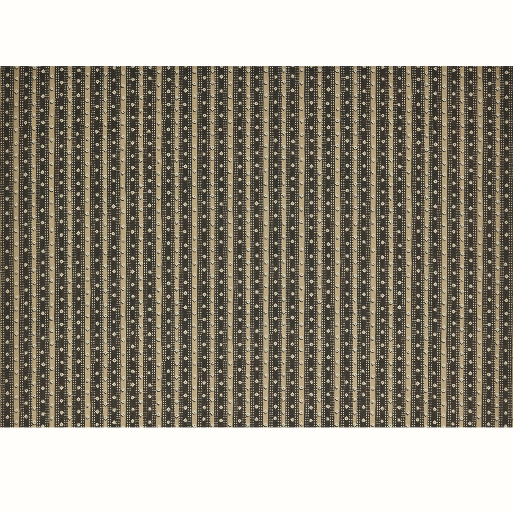 Mitra Outdoor Fabric by Peter Dunham - Jet/Sand