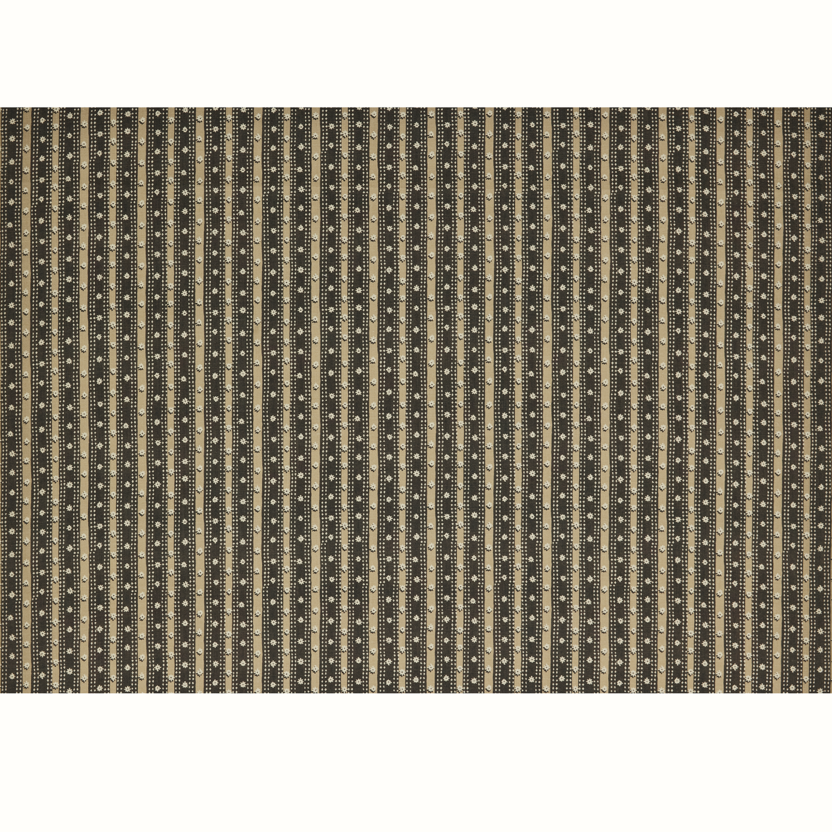 Mitra Outdoor Fabric by Peter Dunham - Jet/Sand