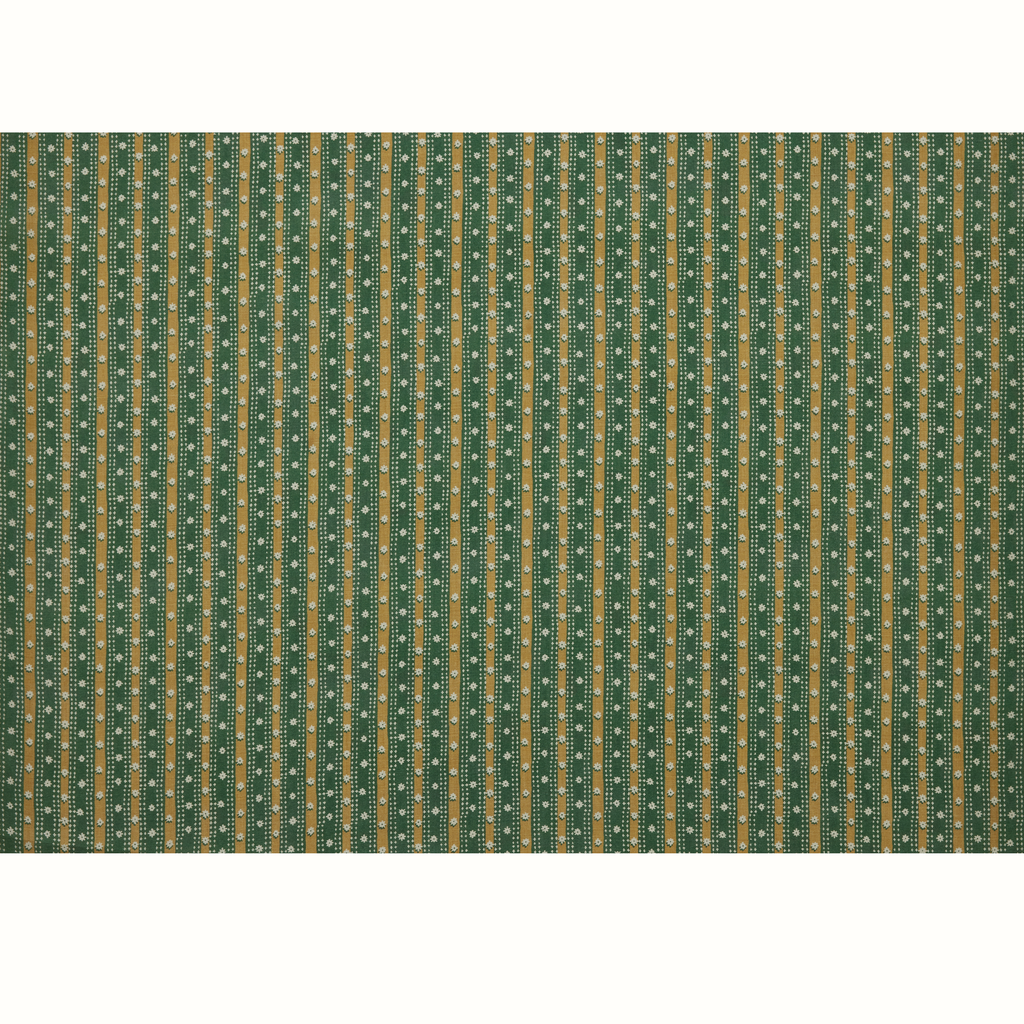 Mitra Outdoor Fabric by Peter Dunham - Green/Gold