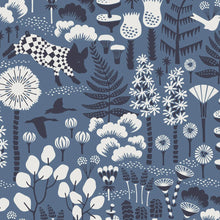 Load image into Gallery viewer, Hoppmosse Wallpaper - Blue