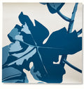 Fig Leaf Wallpaper by Peter Dunham - Blue on White