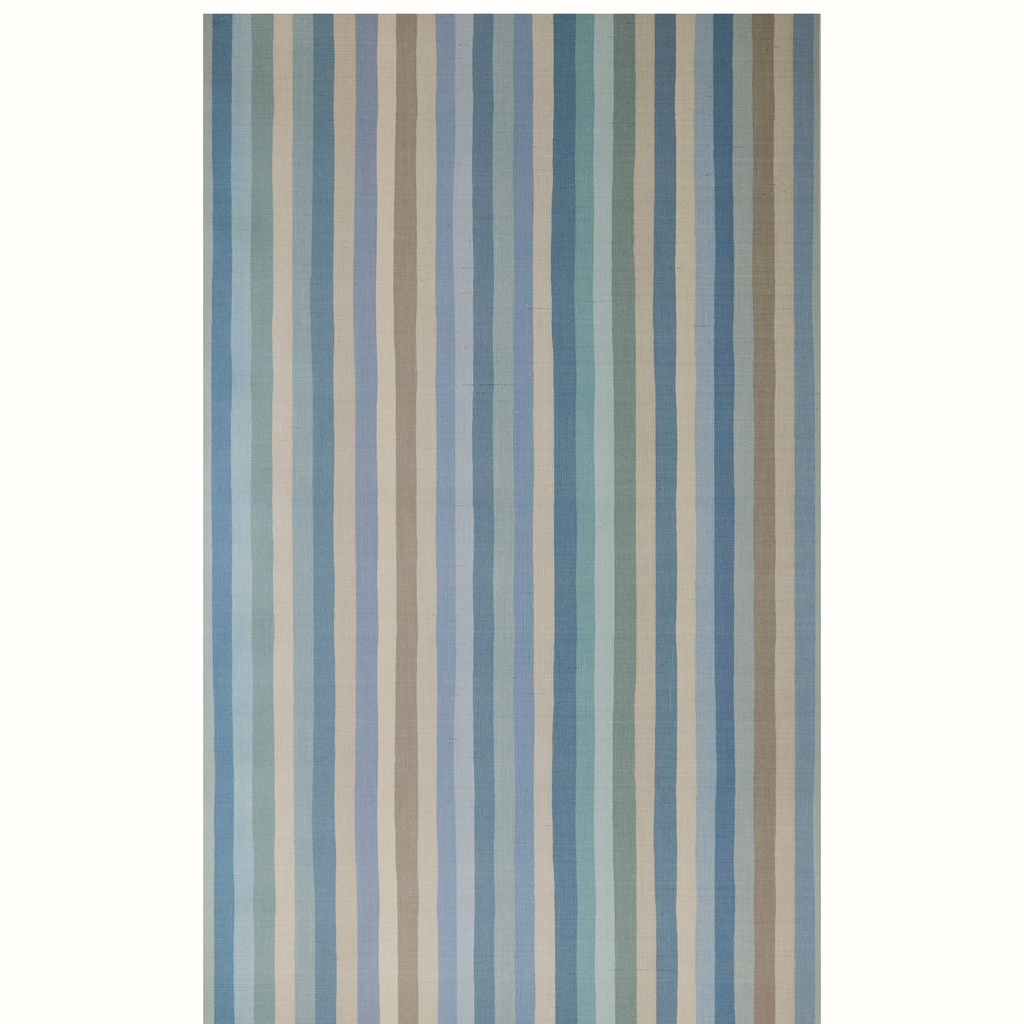 Jacob's Stripe Grasscloth Wallpaper by Peter Dunham