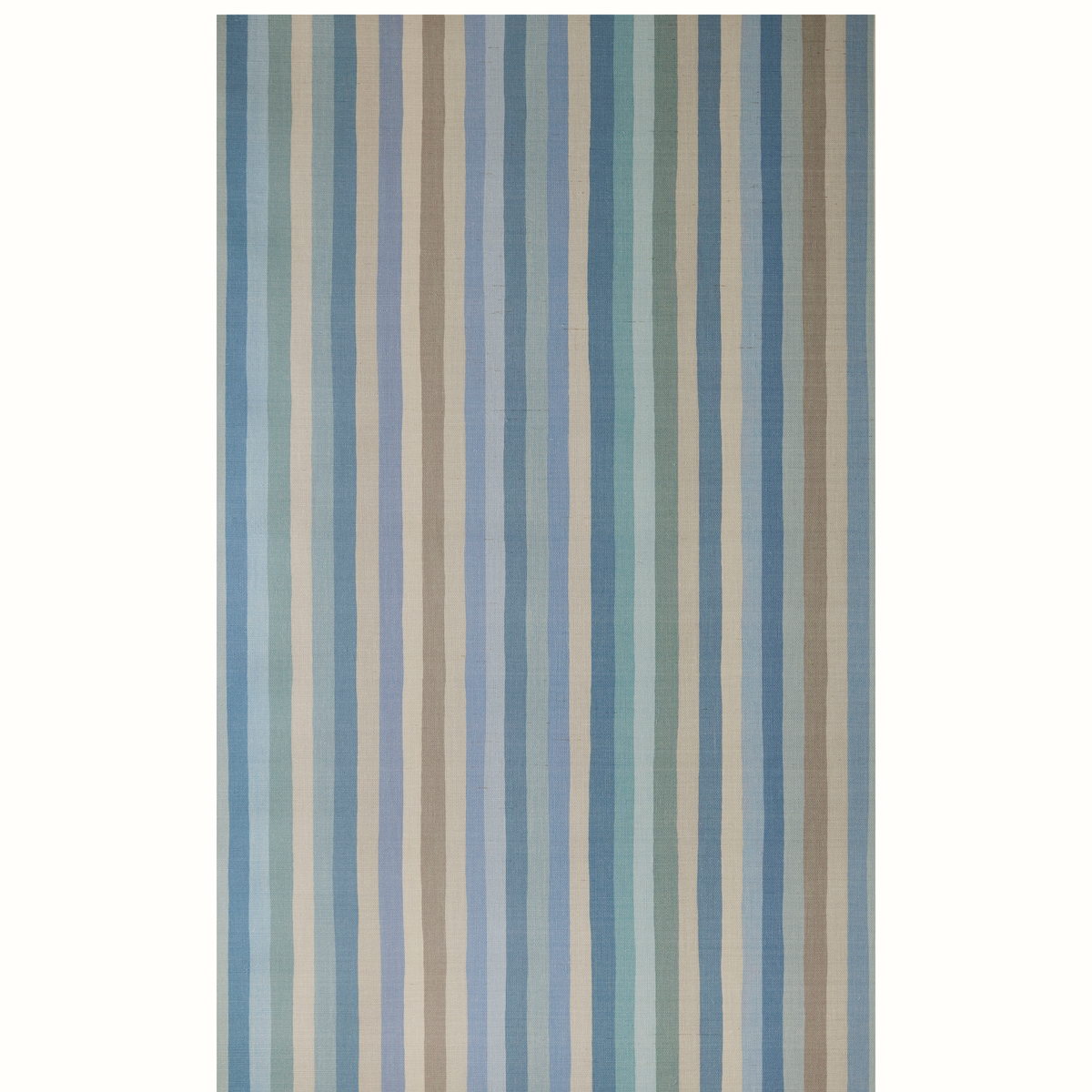 Jacob's Stripe Grasscloth Wallpaper by Peter Dunham