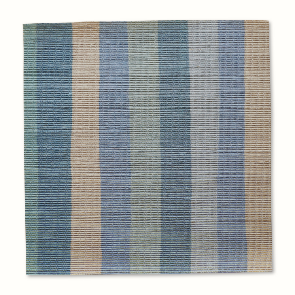 Jacob's Stripe Grasscloth Wallpaper by Peter Dunham