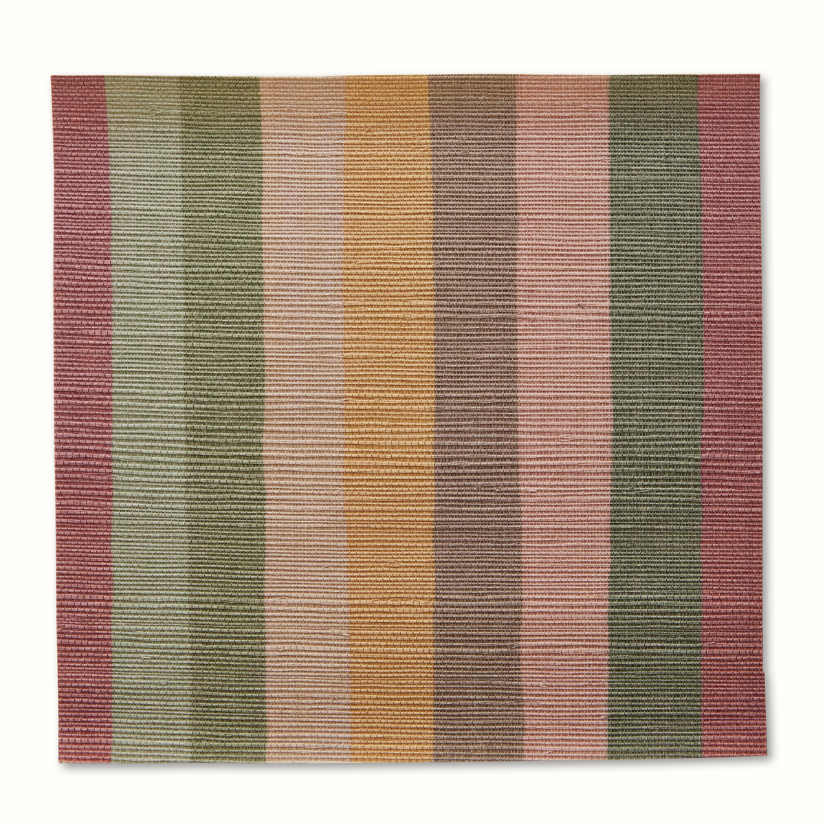 Jacob's Stripe Grasscloth Wallpaper by Peter Dunham