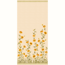Load image into Gallery viewer, Sunflower Field Grasscloth Mural by Peter Dunham