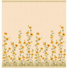 Load image into Gallery viewer, Sunflower Field Grasscloth Mural by Peter Dunham - Sky