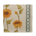 Sunflower Vignette Grasscloth Wallpaper by Peter Dunham - Blue