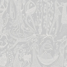Load image into Gallery viewer, Poème D'amour Wallpaper - Grey