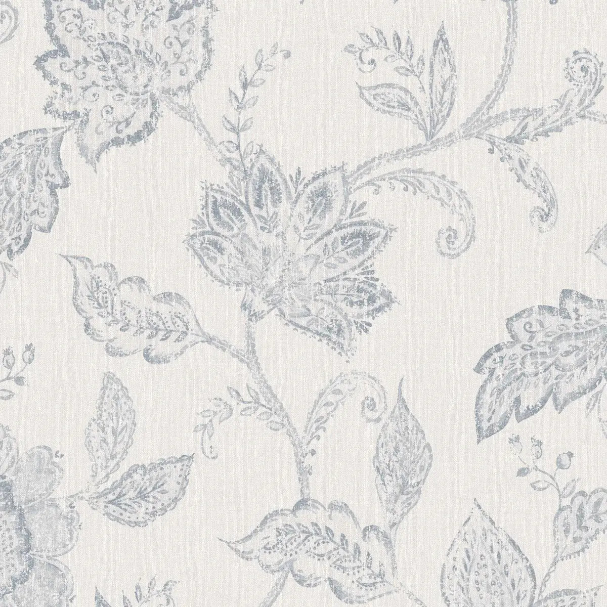 Indigo Bloom Wallpaper