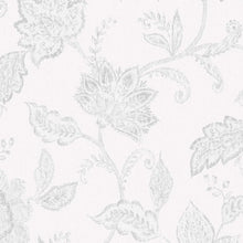 Load image into Gallery viewer, Indigo Bloom Wallpaper - Grey
