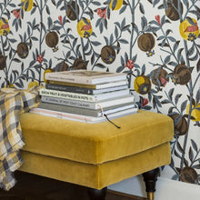 Load image into Gallery viewer, Granatapple Wallpaper in an interior setting