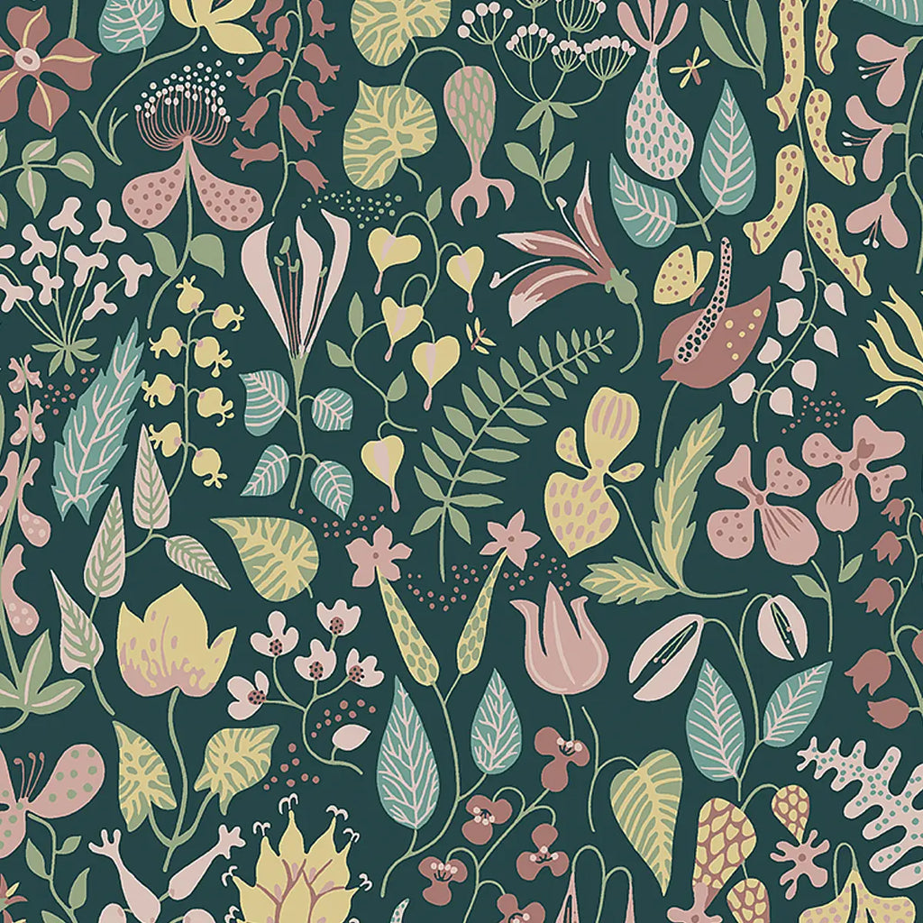 Herbarium Wallpaper - Spruce