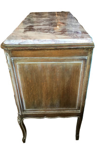 Louis XV antique chest with marble top