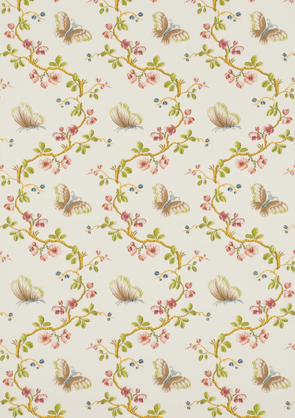 Wallpaper papillons wallpaper in Beige