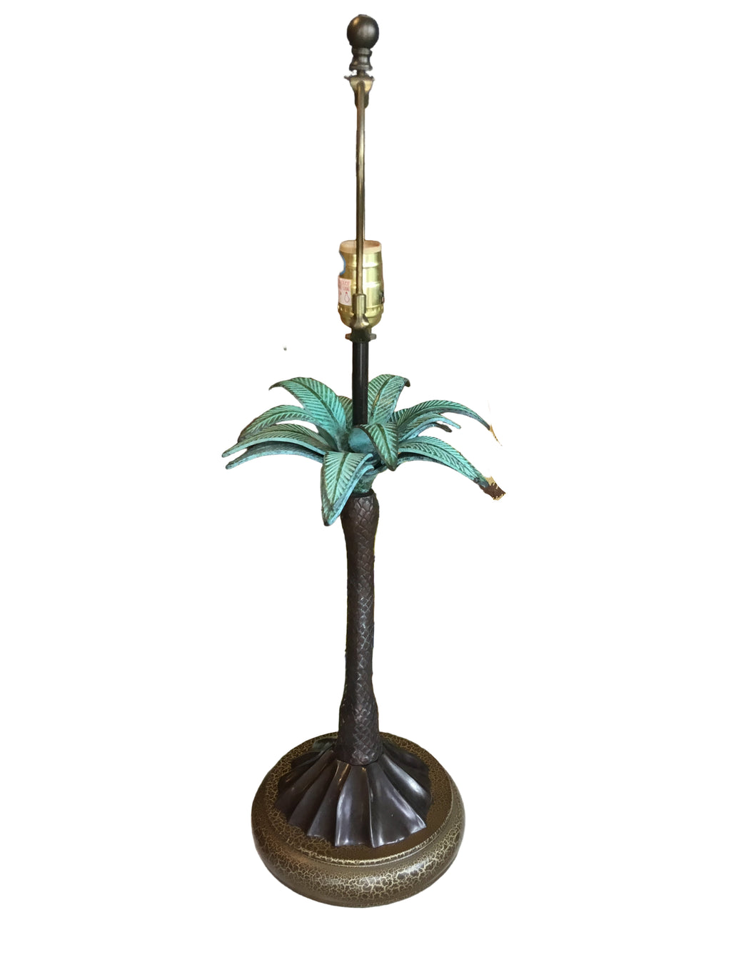 vintage style palm tree lamp