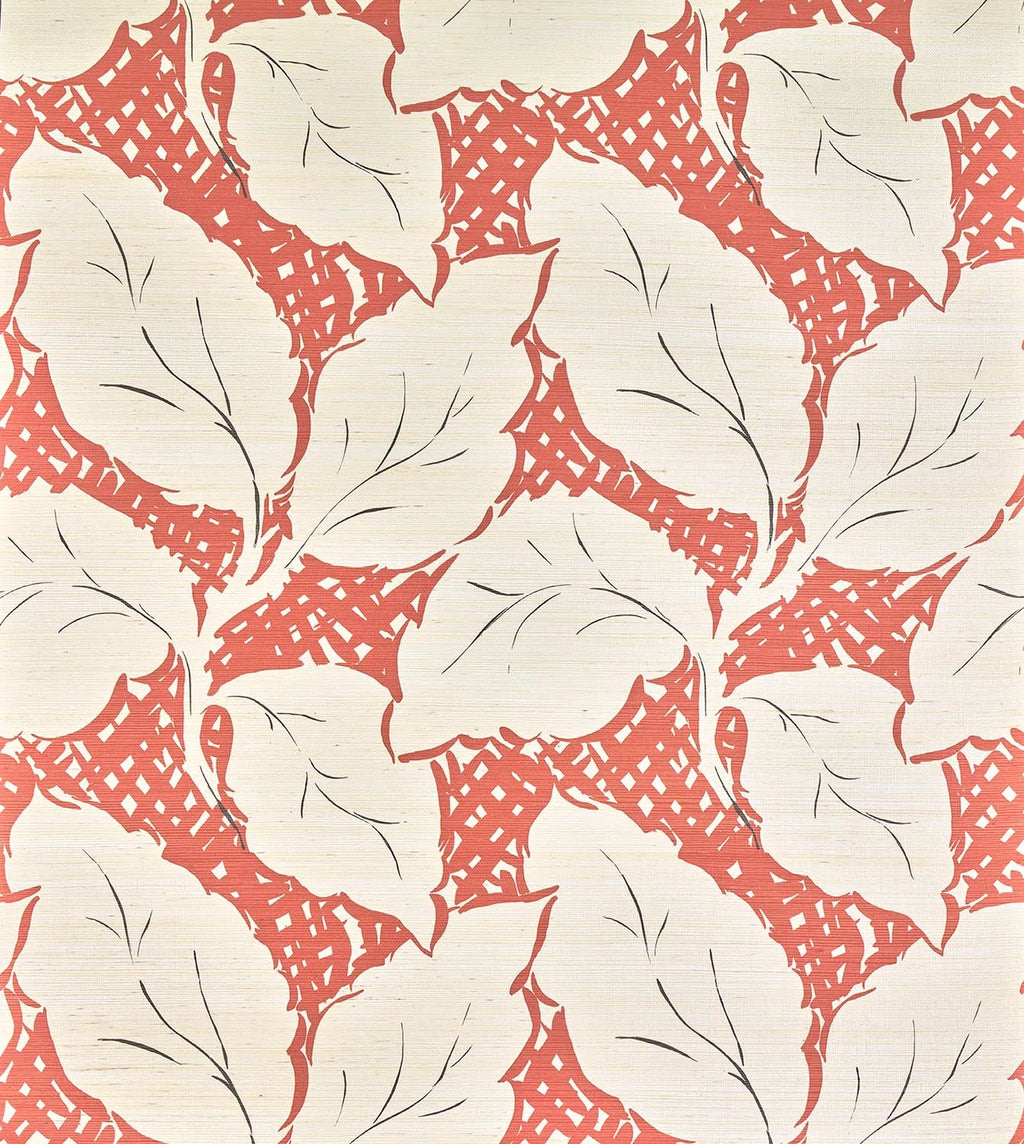 Daphne wallpaper in Corail