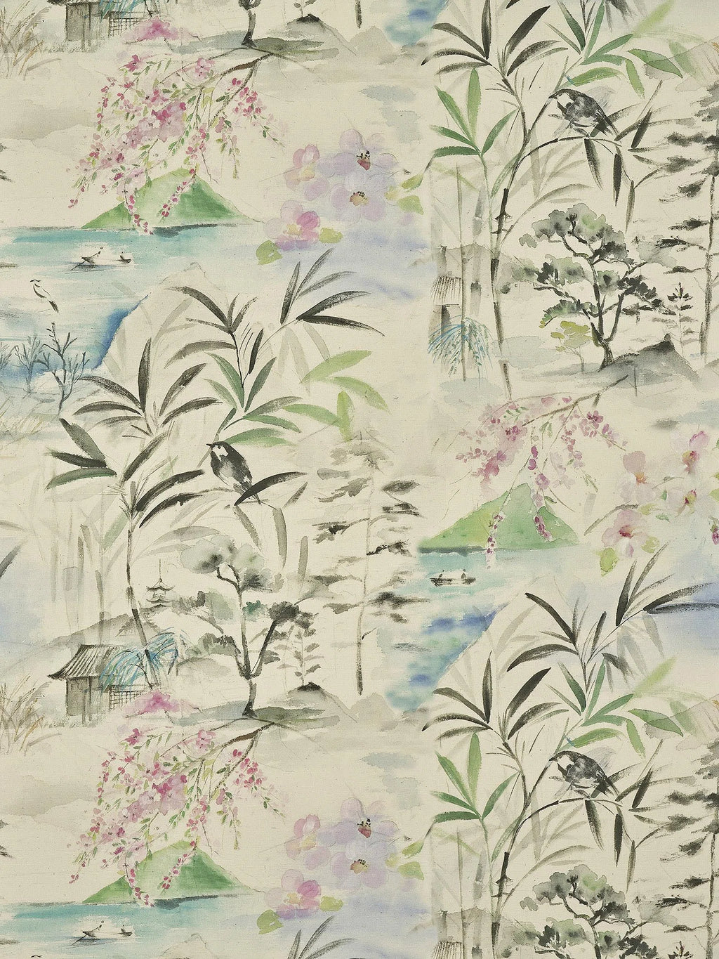 Oboshi wallpaper in Beige