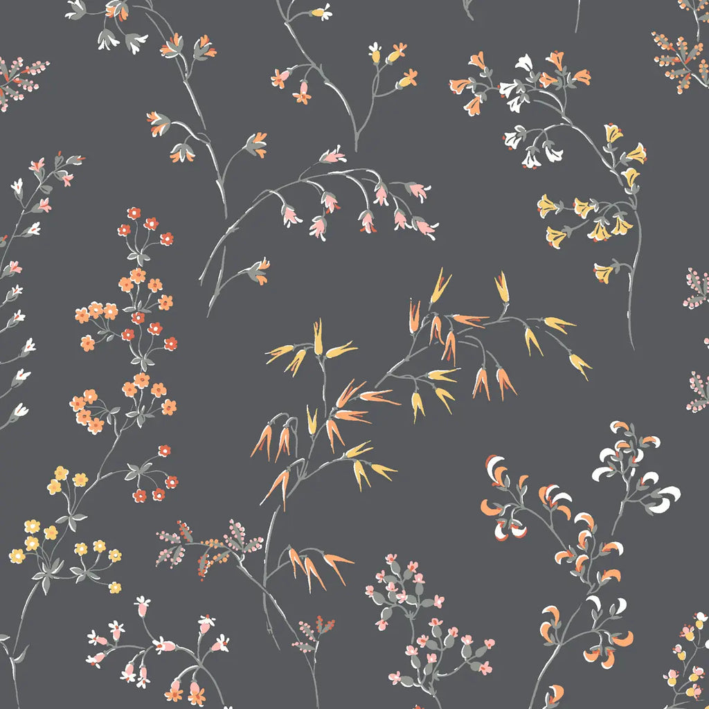 Gråäng Wallpaper - Charcoal