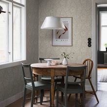 Load image into Gallery viewer, Acanthus Garden Wallpaper in an interior setting