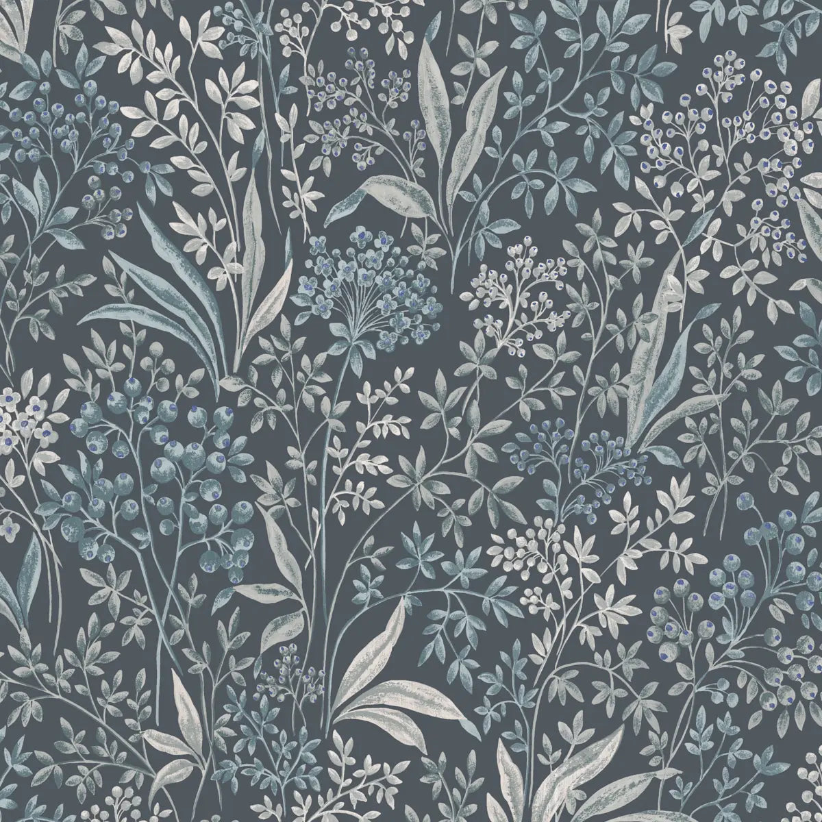 Nocturne Wallpaper - Indigo